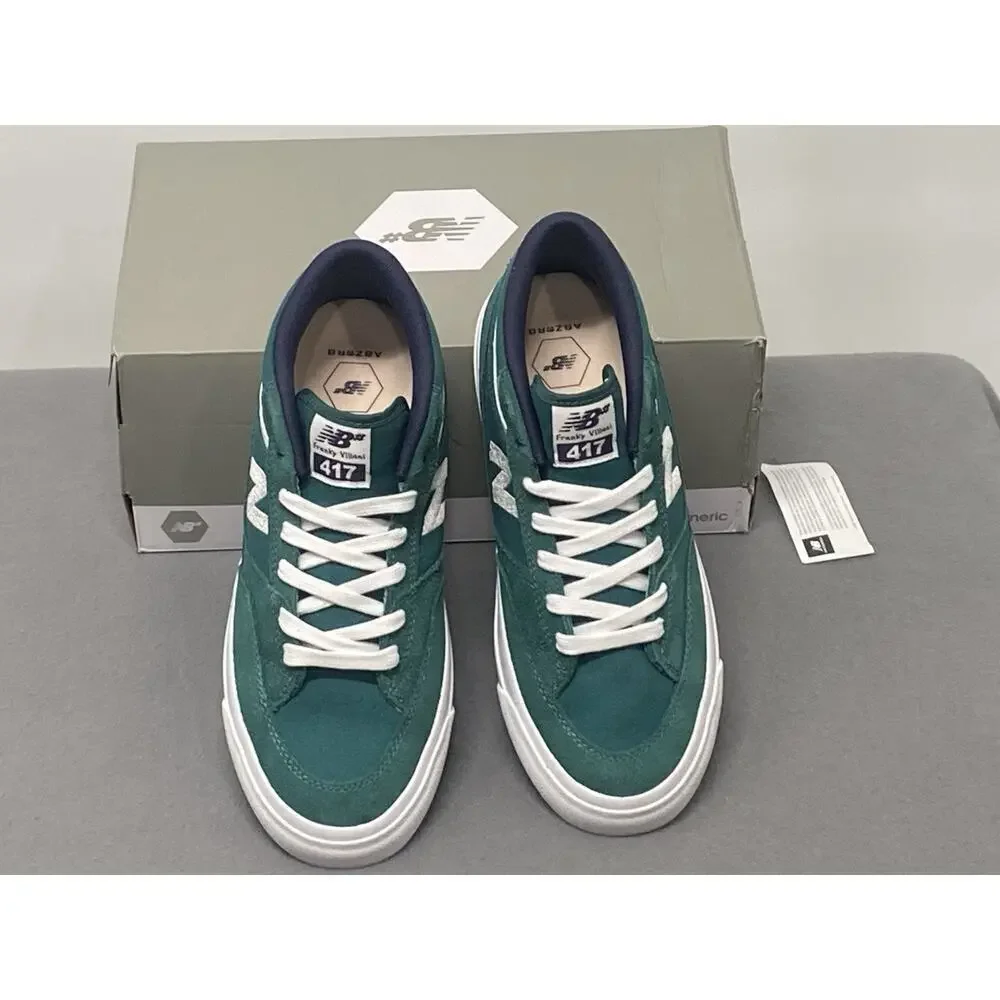 New Balance Men’s Franky Villani x Numeric 417 Shoes Sz 9 Vintage‎ Teal White - Picture 4 of 6